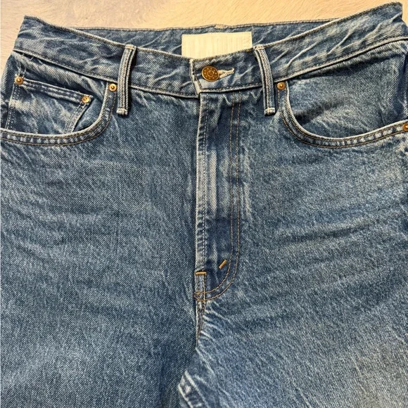 MOTHER Light Blue Flare Jeans - Picture 9 of 11